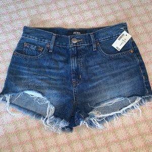 Aeropostale High Rise Shorty Shorts Size 0
